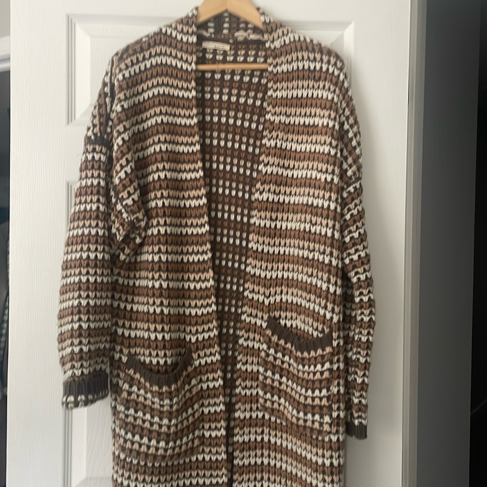 Long cardigan sweater